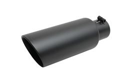 Gibson Performance 2.5 in. Black Exhaust Tip 12.0 in. Long - Click Image to Close